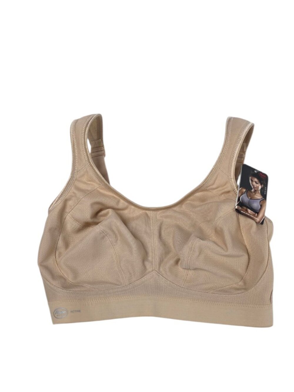 Anita Extreme Control Sports Bra, Wireless, Size 34F, Athletic, High Impact